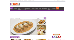 Desktop Screenshot of kfoods.com